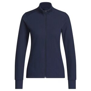 Adidas Womens/Ladies Performance Textured Full Zip Jacket / Collegiate Navy